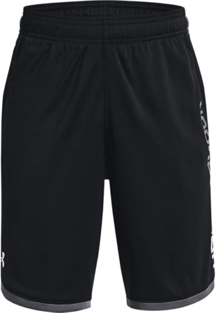 Under Armour Jungen UA Stunt 3. Shorts, komfortable Kurze Hose mit Anti-Odor Technologie, leichte Sporthose mit Netzstoff-Einsätzen